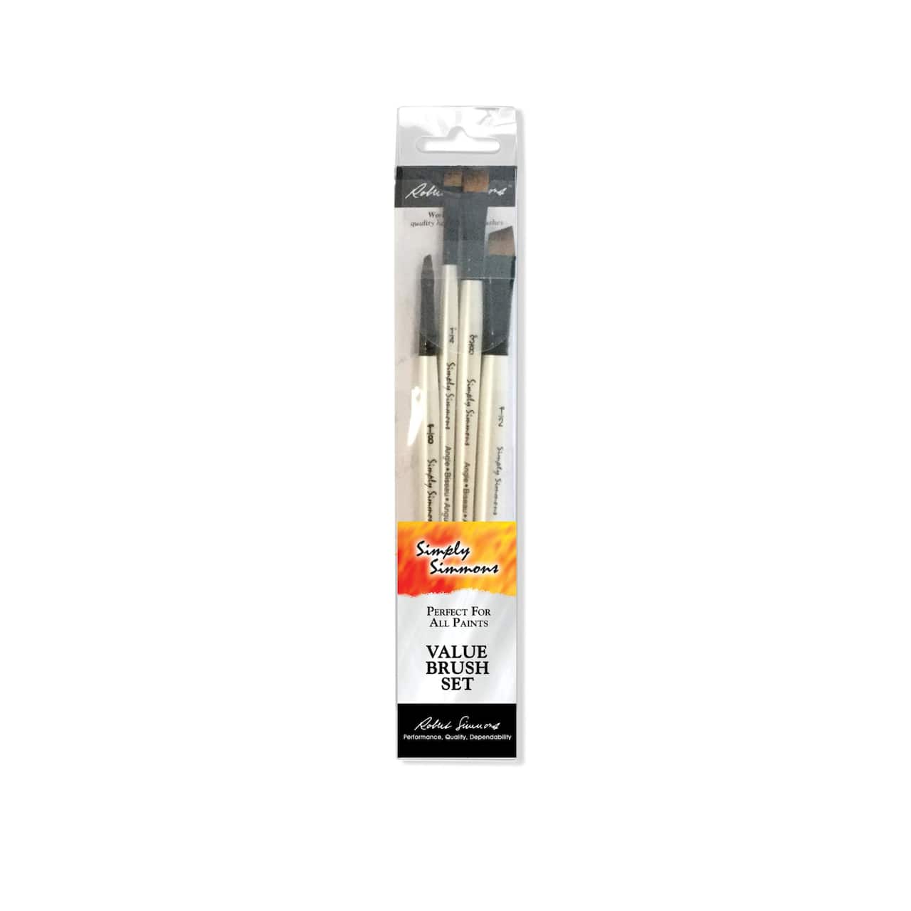 Simply Simmons All The Angles 4 Piece Brush Set